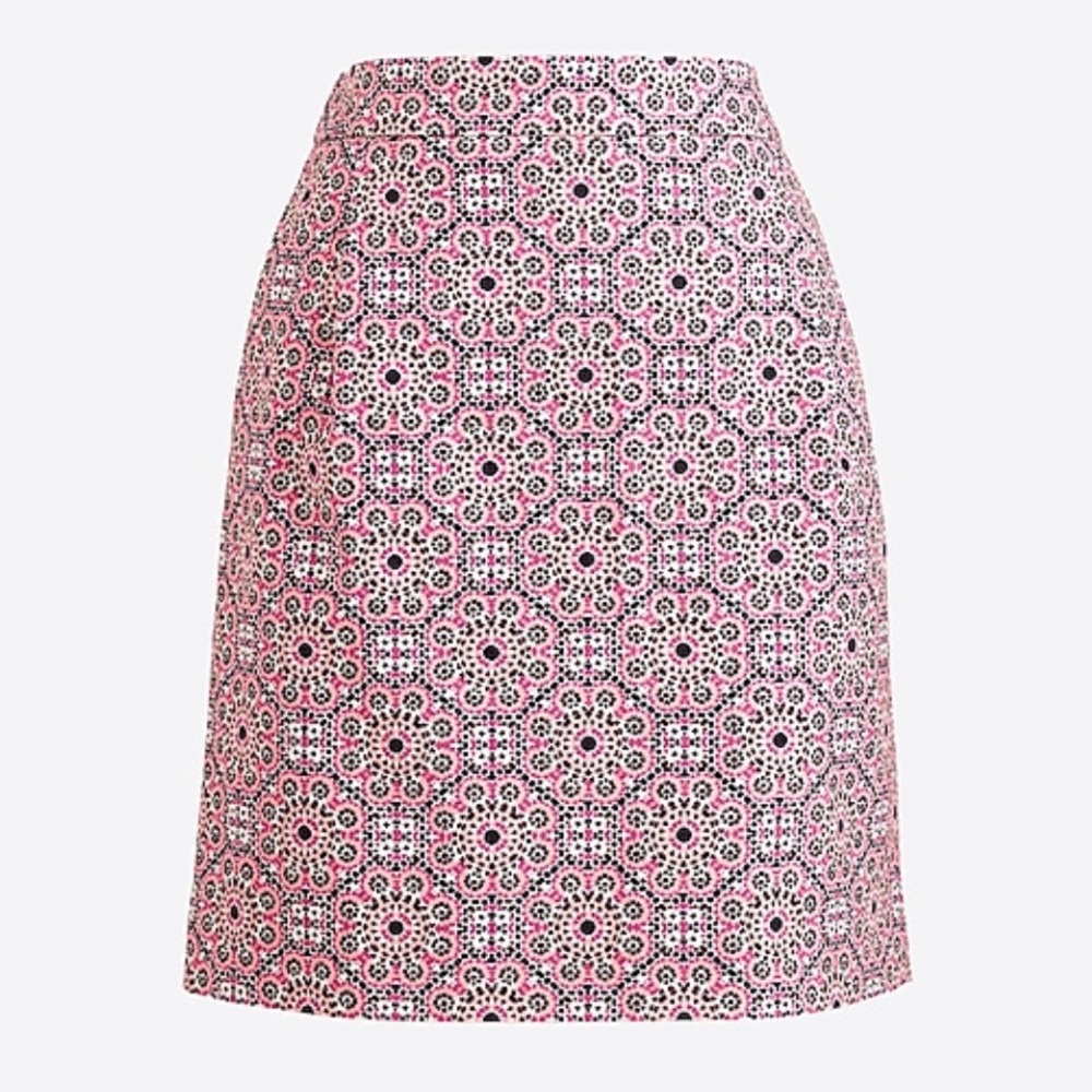 NWOT J.Crew Printed Skirt
